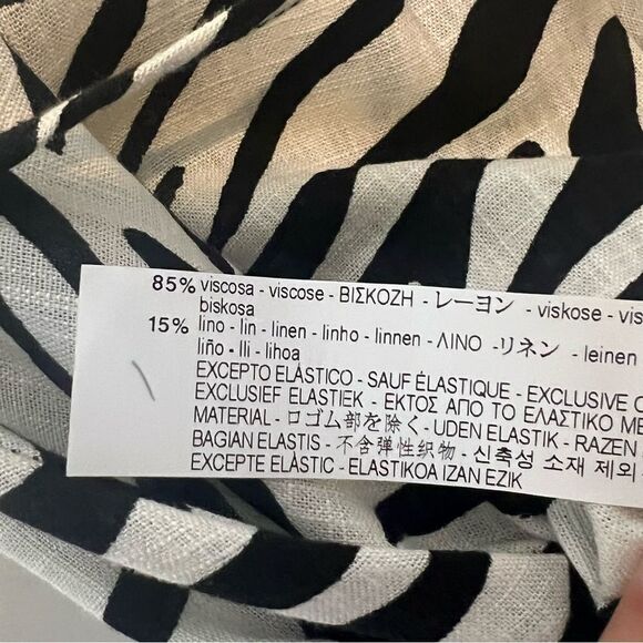Zara Zebra Print Wrap Mini Dress - Picture 6 of 7